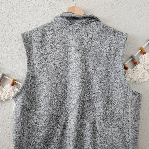 Patagonia Better Sweater Fleece Vest Stonewash Outdoor Full Zip Casual Mens L - Picture 9 of 12